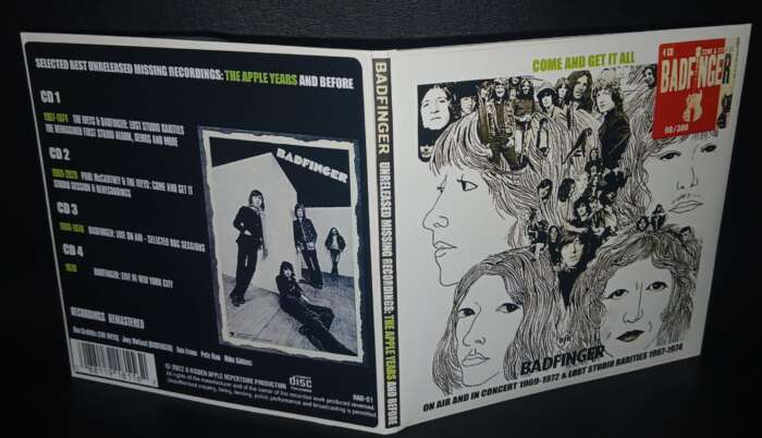 BADFINGER - Missing & Unreleased: The Apple Years (4CD)