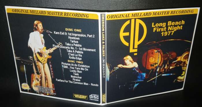 EMERSON LAKE AND PALMER - Long Beach 8-11-1977 (2CD)