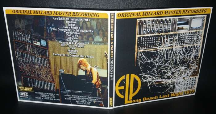 EMERSON LAKE AND PALMER - Long Beach 8-14-1977 (2CD)